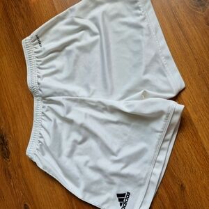 Adidas White Sports Shorts